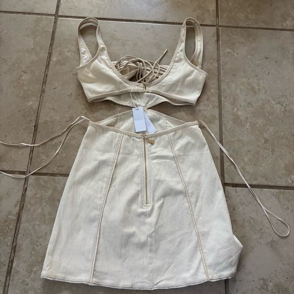 Bydee Adriana Pearl Mini Dress Women’s Size Small - Picture 10 of 11